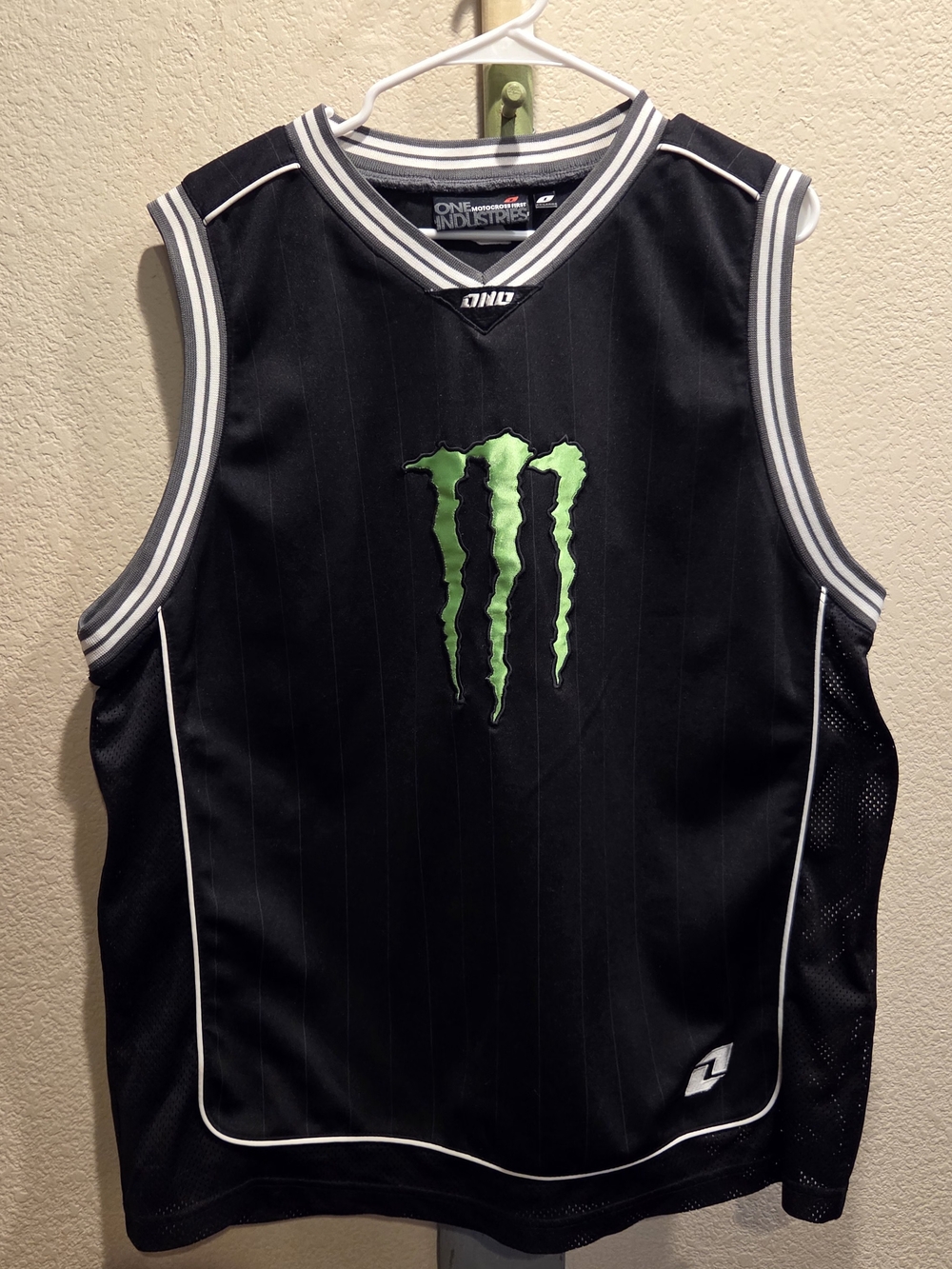 One Industries Monster Energy 01 Jersey XXL Motocross Y2K Tank Top 2XL Official